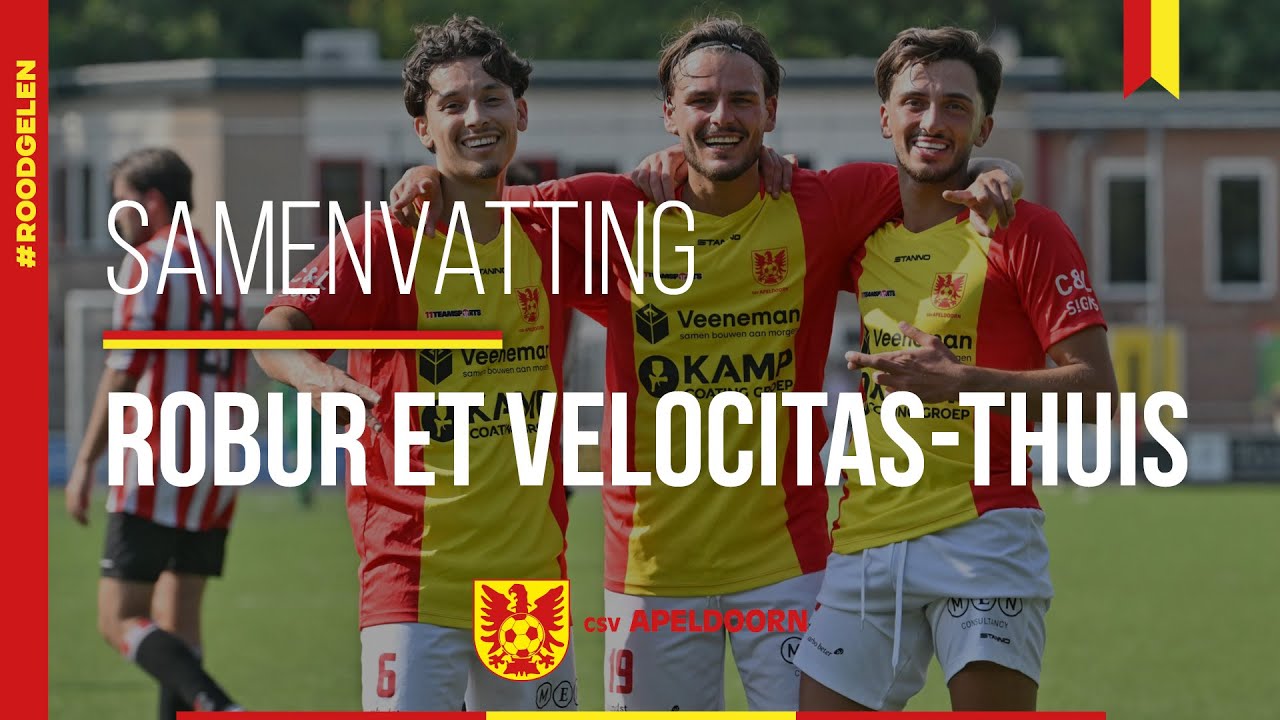 Samenvatting csv Apeldoorn -  Robur et Velocitas | 6 september 2025