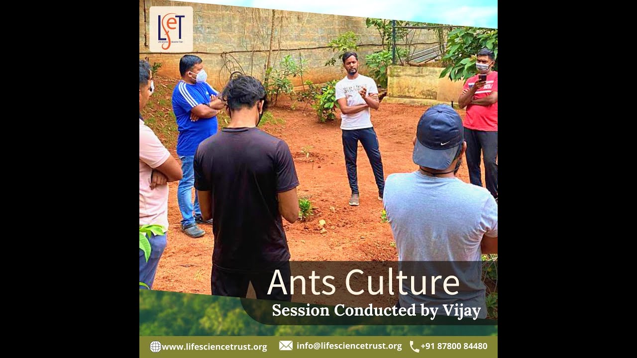 Ants Culture: Session by Mr. Vijay