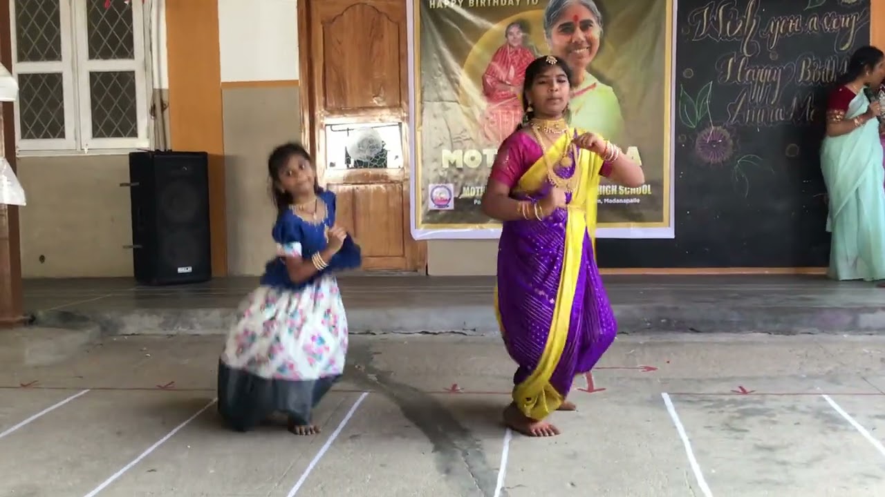 Mother Meera birthday celebrations @2025 Amma Bhavani song 2 class and 7 class