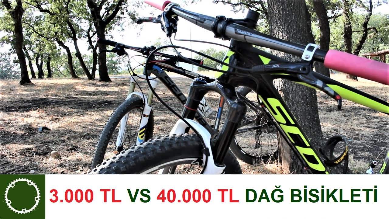 3.000 TL vs 40.000 TL DAĞ BİSİKLETİ