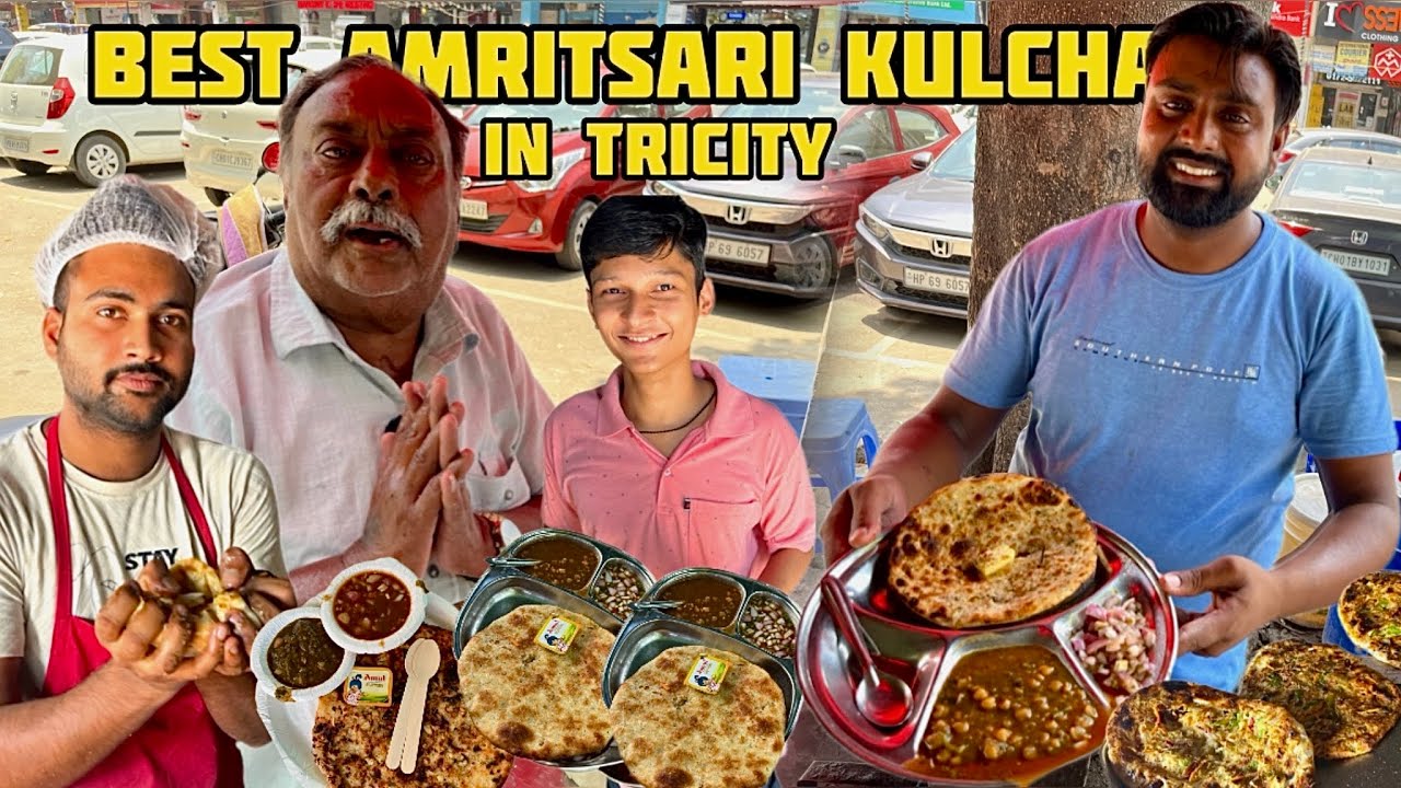 Top 3 AMRITSARI KULCHA IN CHANDIGARH and TRICITY | Punjabi Breakfast | Best Breakfast in Tricity