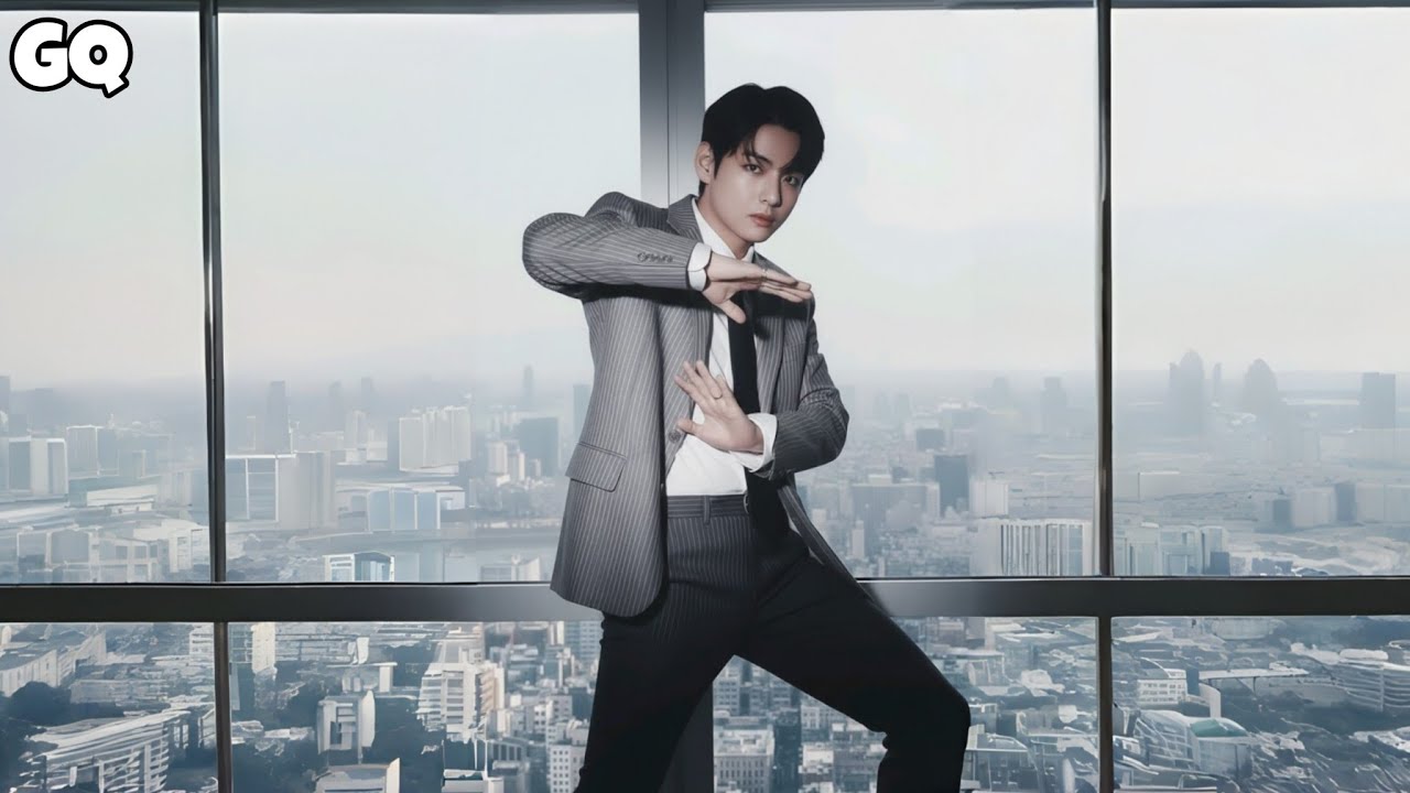 Момент, когда Тэхён станцевал на фотосессии для GQ Korea, и весь мир замолчал!