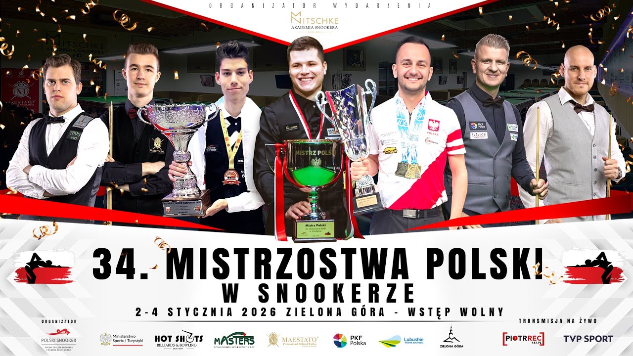 Michał Kotiuk vs Konrad Juszczyszyn: 34. Mistrzostwa Polski w Snookerze &ndash; Zielona G&oacute;ra 2026