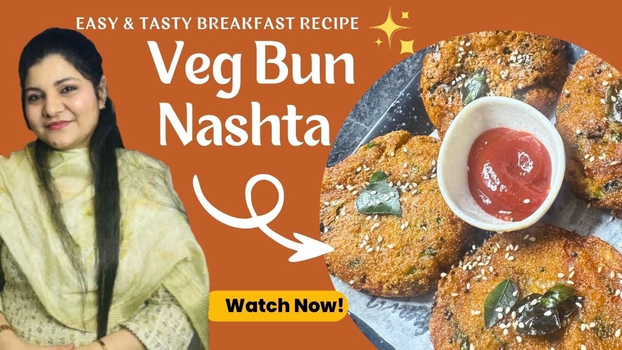 5 Minute Veg Bun Nashta | Easy & Tasty Breakfast Recipe😋