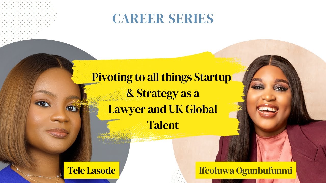 Career Talk #12: Pivoting to all things Startup & Strategy as a Lawyer & UK Global Talent 🇬🇧