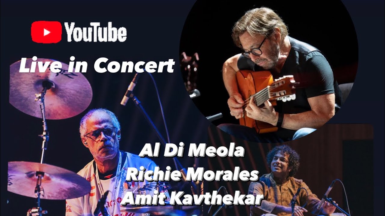 Al Di Meola | Richie Morales- Drums | Amit Kavthekar- Tabla live concert in Indianapolis