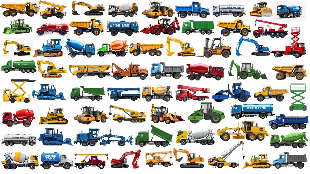 Meet the Mighty Trucks! 🚜💥 10 Construction Vehicles Song for Kids+ More Nursery Rhymes & Kids Songs