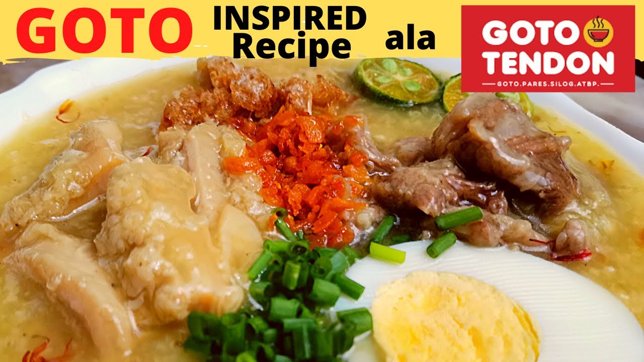 How to Cook GOTO | Congee With Tripe and Tendons | GOTO TENDON | Pang Negosyo | Street Food