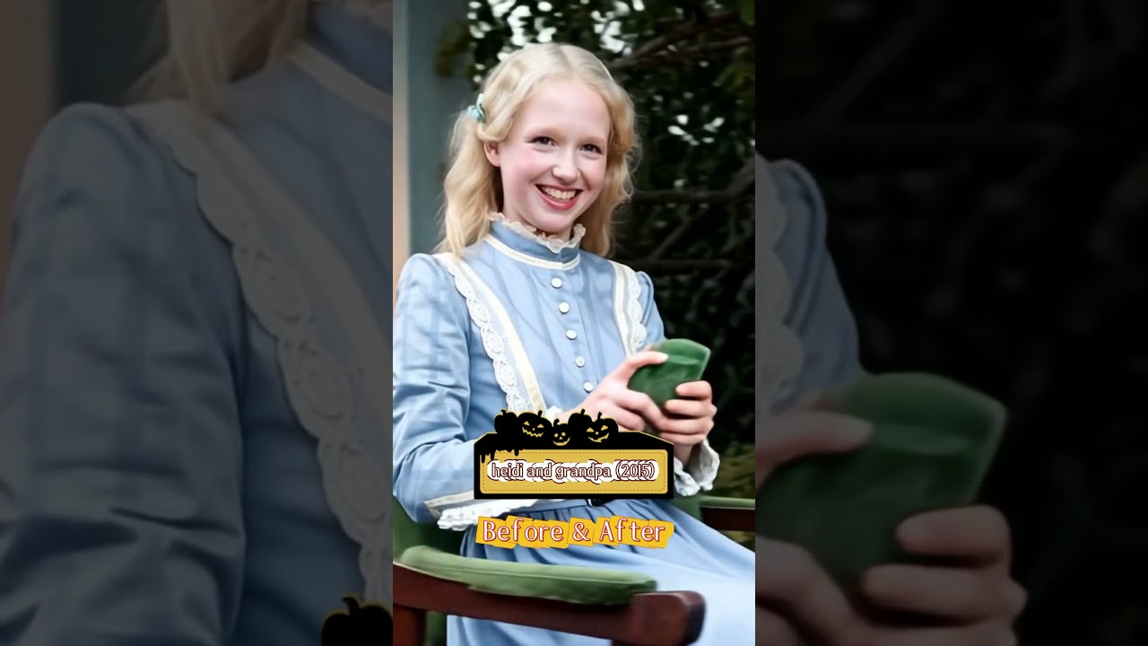 Heidi and grandpa 2015-Then & Now #heidiandgrandpa #star #film #history #actor