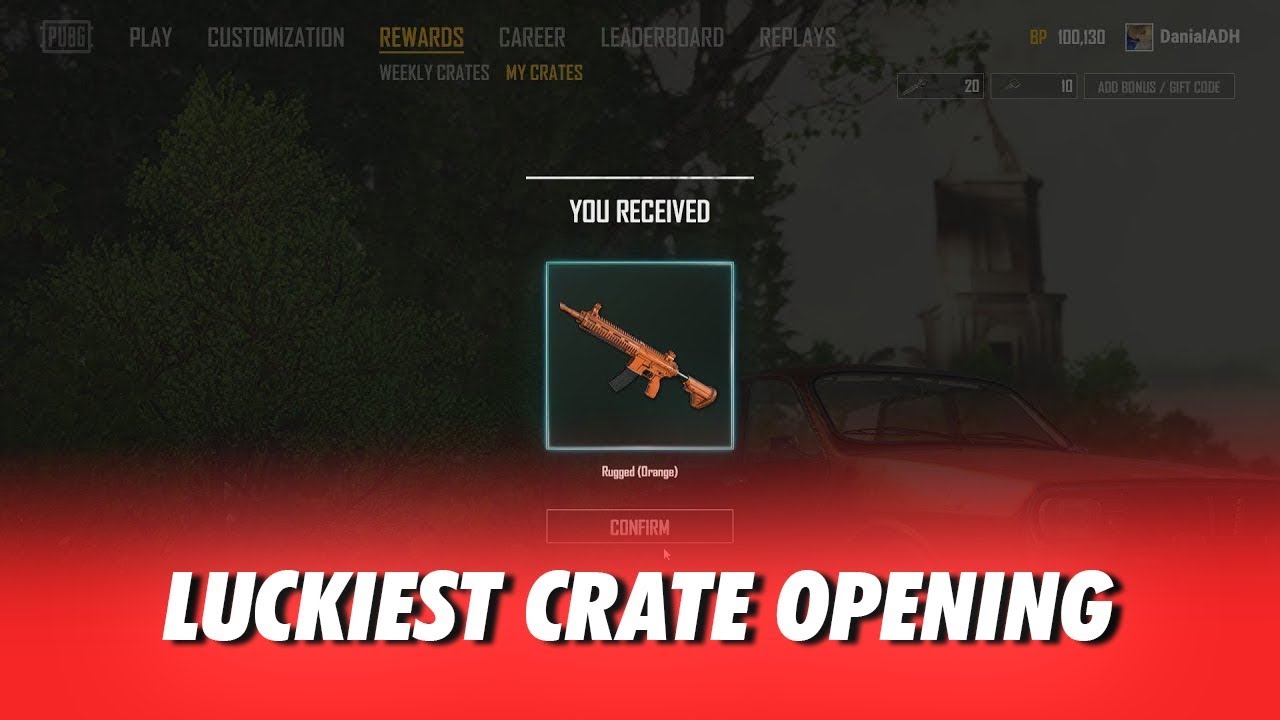 LUCKIEST 10 TRIUMPH CRATE OPENING PUBG