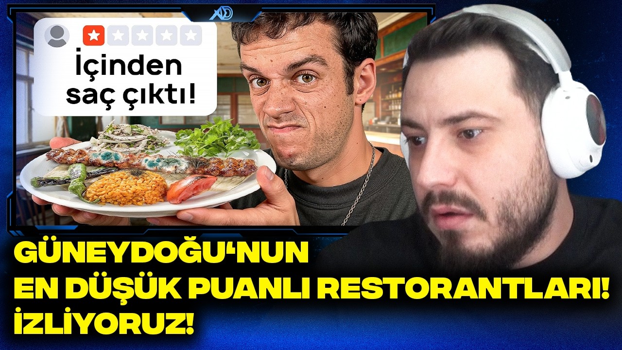 ORKUN IŞITMAK GÜNEYDOĞU‘NUN EN DÜŞÜK PUANLI RESTORANTLARI İZLİYORUZ!