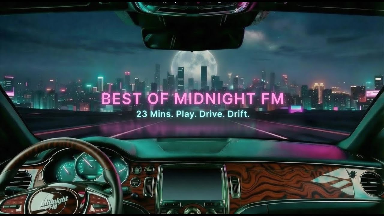 23 Minutes of Midnight Drive, Loopable Ambient Cinematic Synthwave & 80s Dream Pop Mix // AI Music