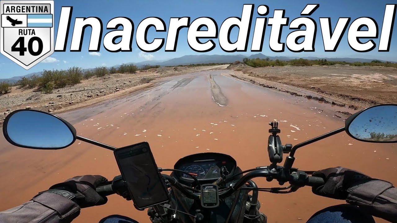 EP-51 TIVE QUE PASSA PELOS BADENES CHEIOS DE ÁGUA NA📍RUTA 40👀🇦🇷