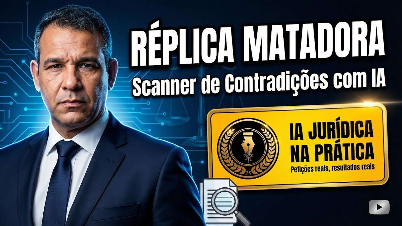 Como Fazer uma RÉPLICA na Prática (Rebatendo Contestação de Banco com IA)