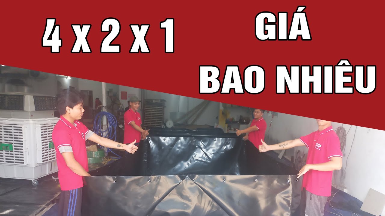 Bể bạt HDPE 4x2x1| B&aacute;o gi&aacute;: 0325.250.768