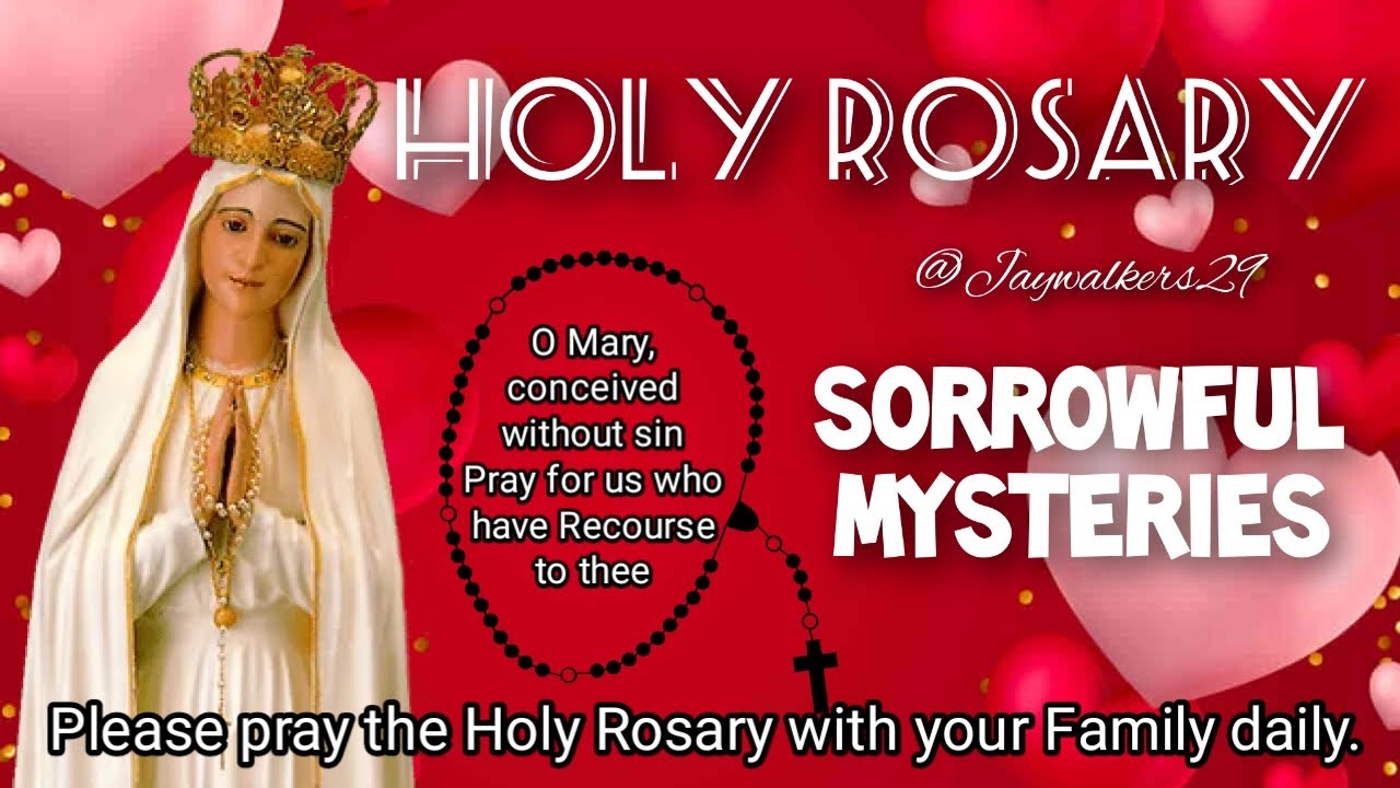 06:00 PM: Holy Rosary Live, Sorrowful Mysteries, By KPM Prayer Warriors Team, Jan. 02, 2026.