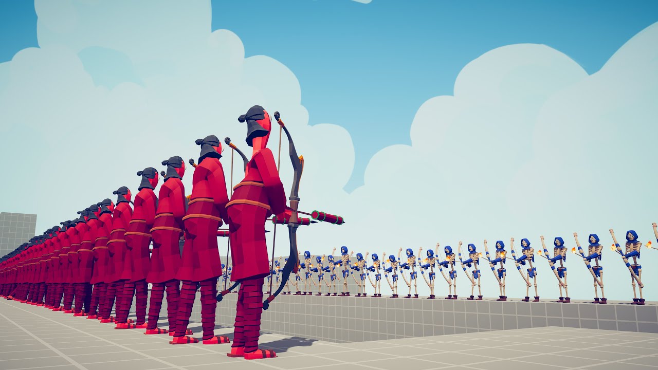 50x FIREWORK ARCHERS vs 50x EVERY RANGED UNITS - Totally Accurate Battle Simulator