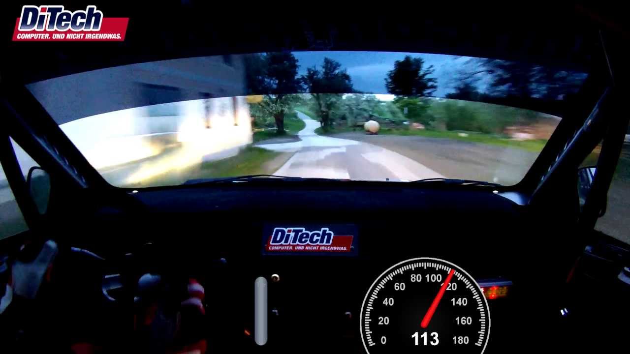 Onboard Wechselland Rallye SP03 unfreiwilliger Drift