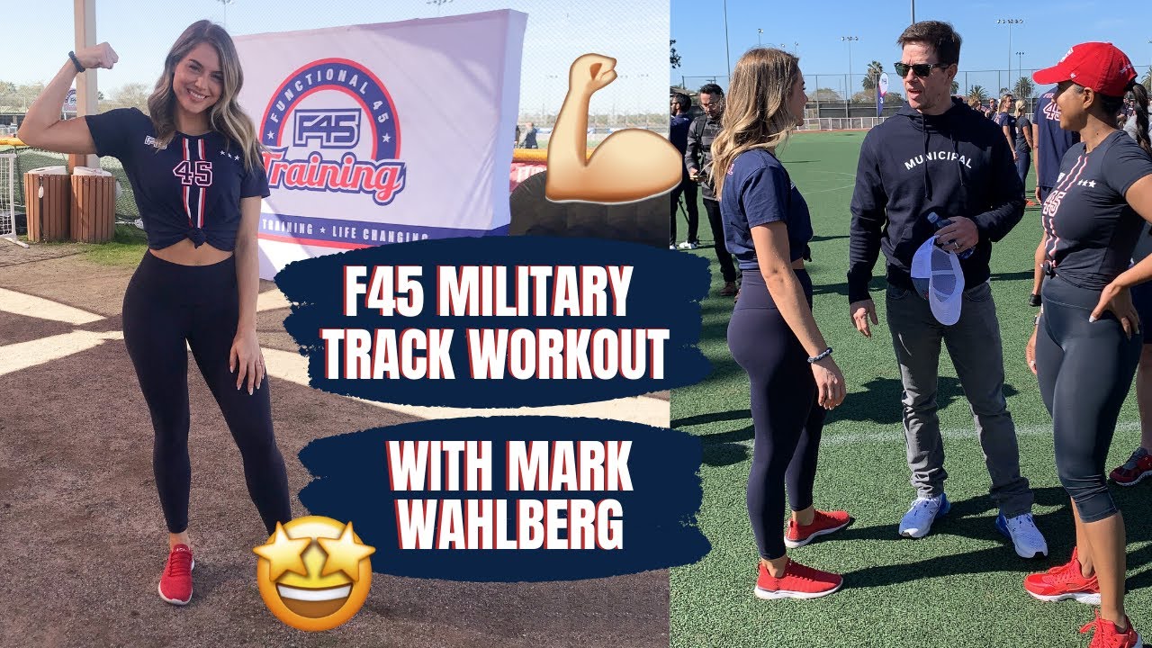 F45 Military Track Event with Mark Wahlberg | + FULL BODY WORKOUT