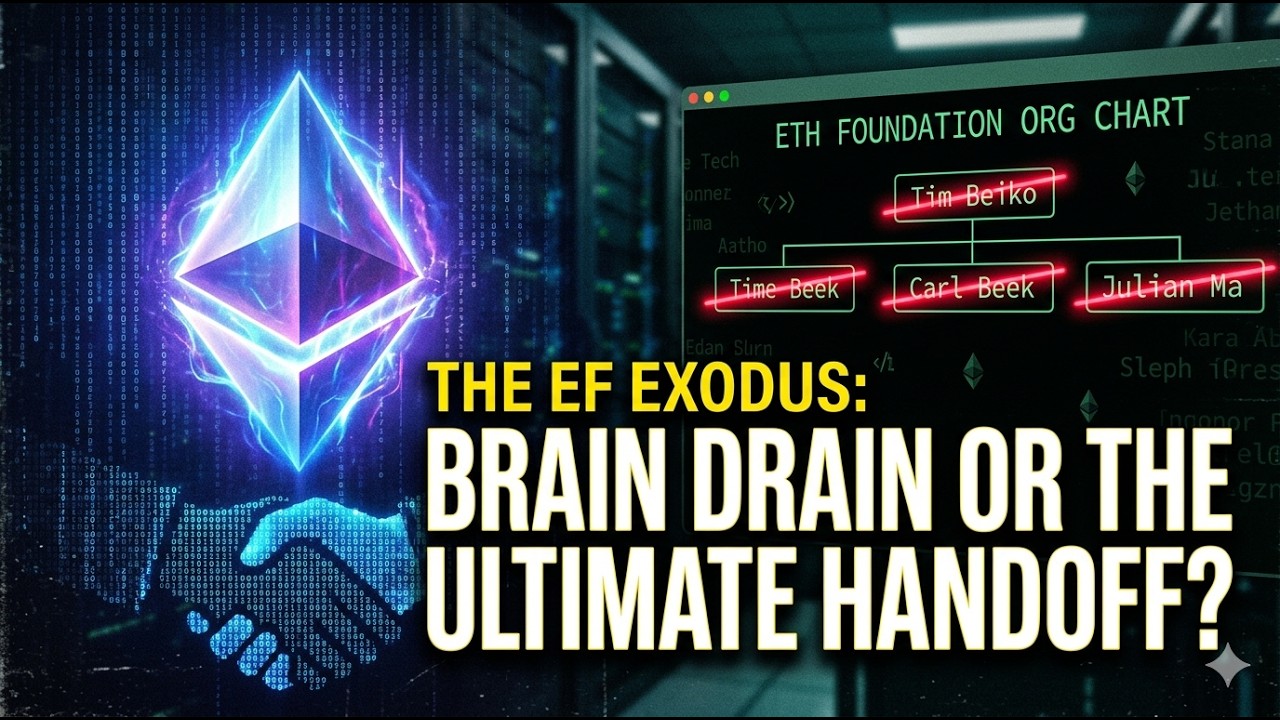 Brain Drain or Protocol Maturity? The Truth About the Ethereum Foundation Departures