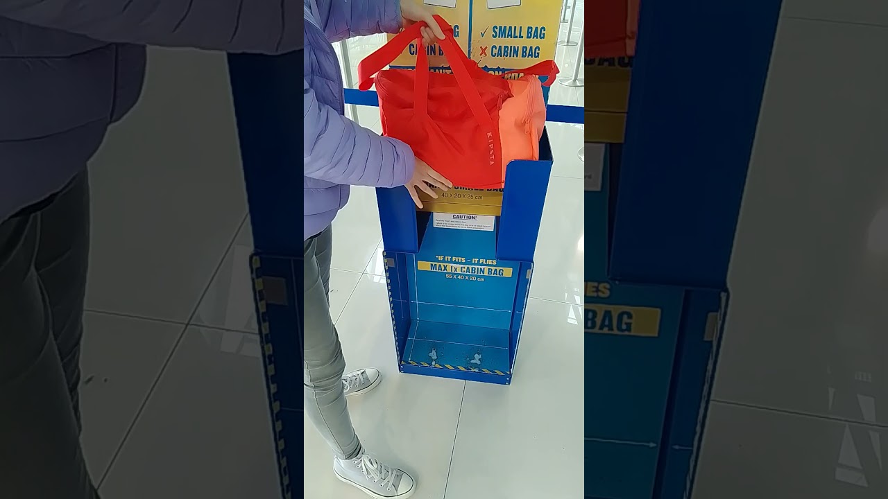 Kipsta carry-on bag | Ryanair sizer check 2025 | 20 L
