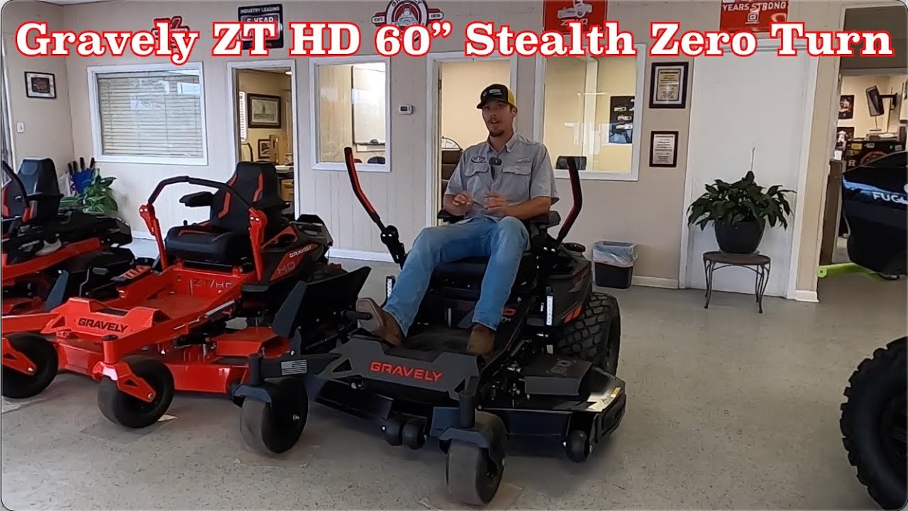 Gravely 991983 ZT HD 60" Stealth® Limited Edition Kawasaki® FR730V Zero Turn Lawn Mower