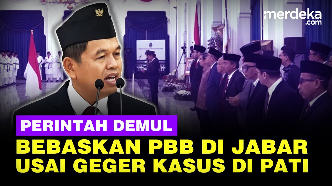 Perintah Demul Bebaskan PBB Warga Jawa Barat Nunggak Usai Geger Kasus Bupati Pati