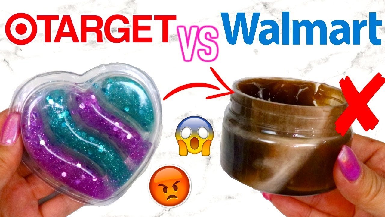 TARGET SLIME VS WALMART SLIME! Which is Worth it?!?