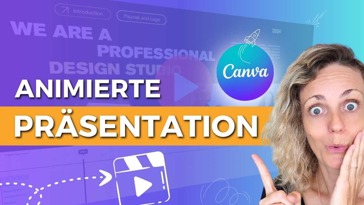 Animierte Präsentation in Canva