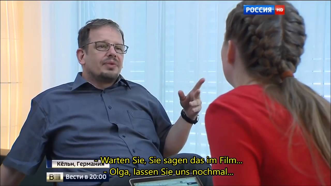 Hajo Seppelt Interview [Deutsch]: Seppelt beschimpft russische Reporterin und greift sie an!