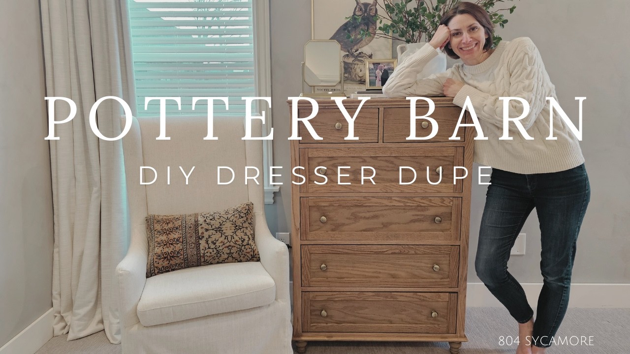 How to Build Copycat Pottery Barn Sausalito Dresser