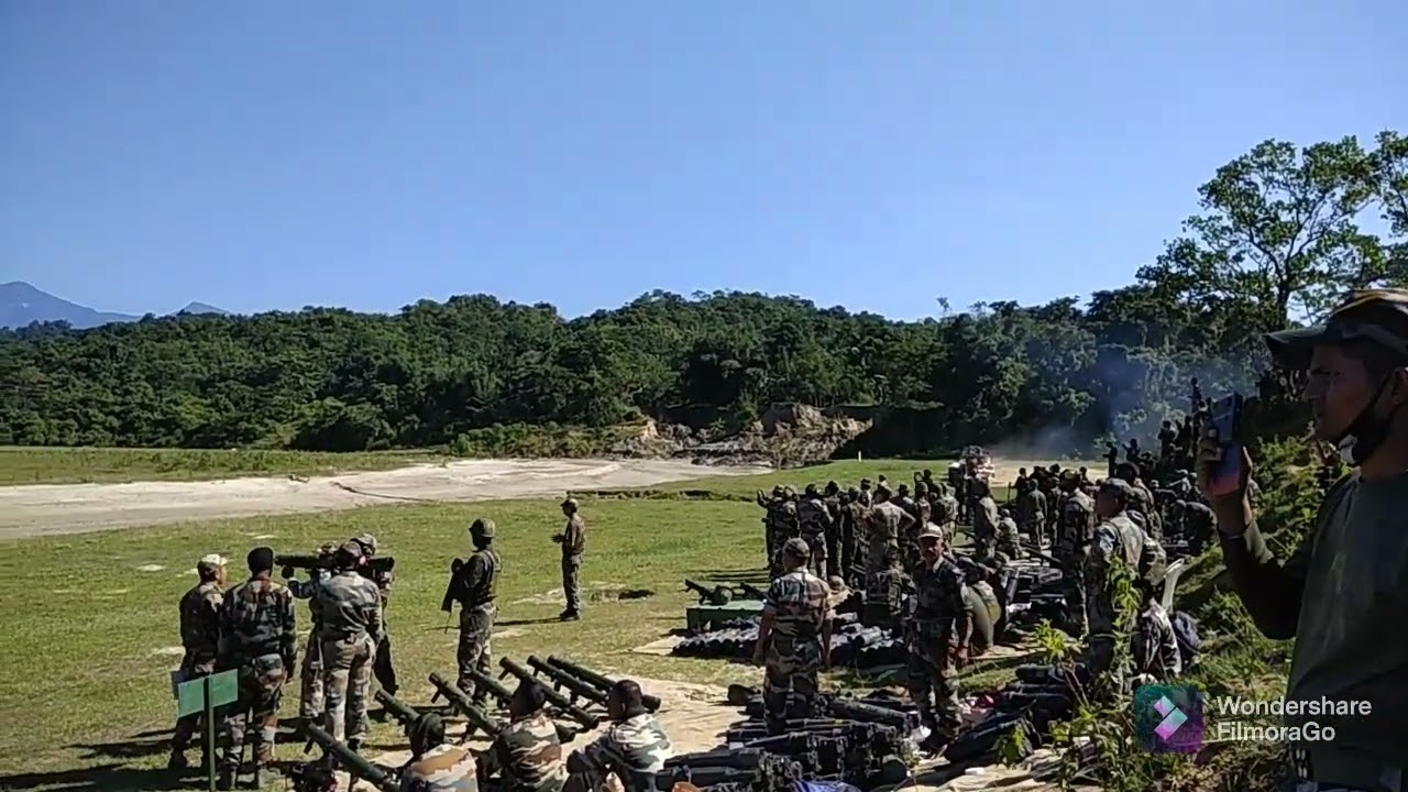 DFF Bhutan Border ( Daranga Field Firing) #army #assamriflestraing//#armylovers#Karma Def Accademy