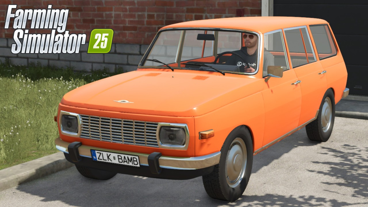 FS25 - Wartburg Tourist - NEW CAR MOD for Farming Simulator 2025 ROLEPLAY FS25 GAMEPLAY