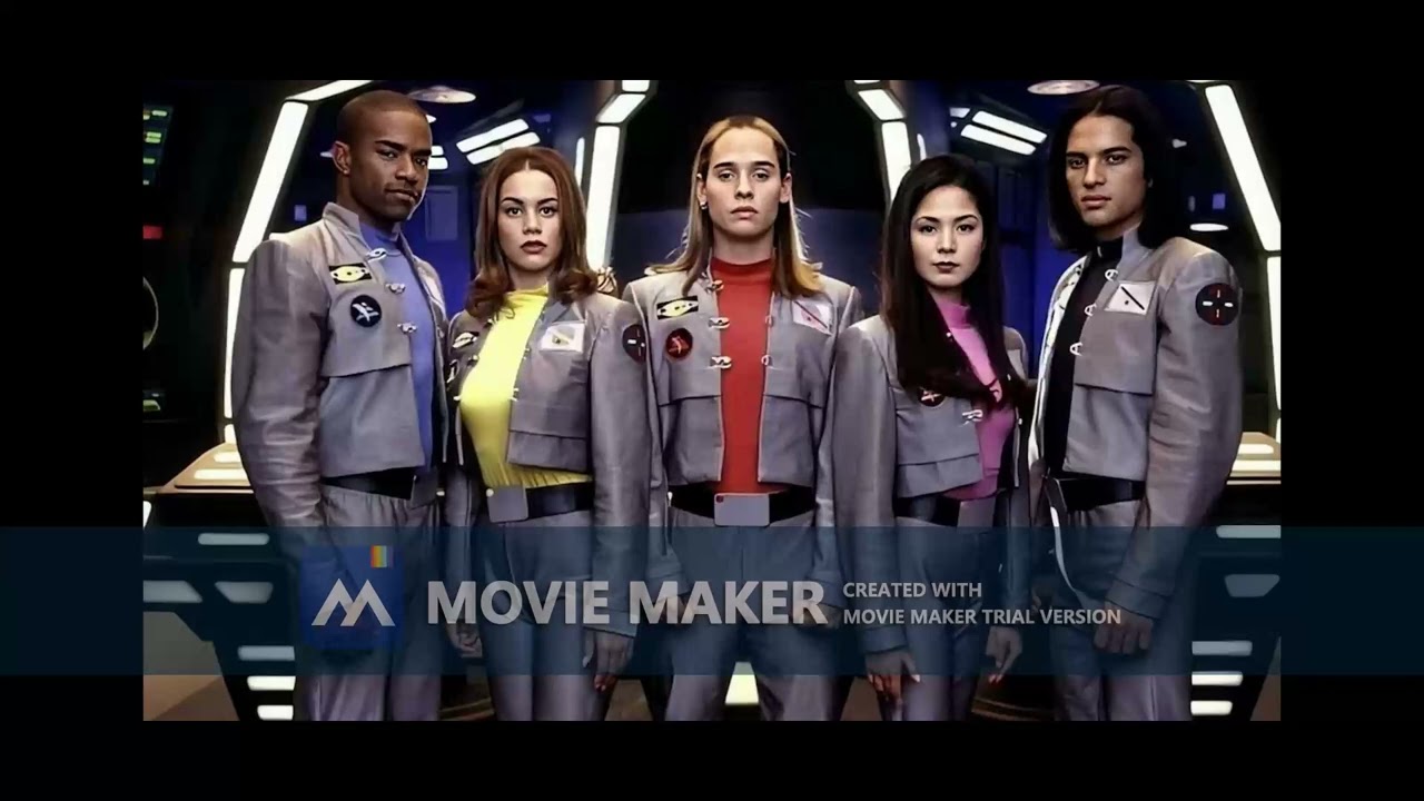 Power Rangers in space slowed