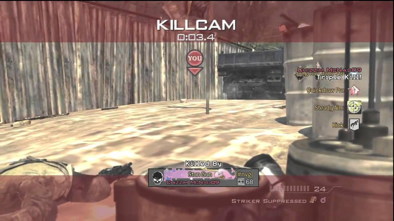 Across the Map I.M.S Killcam. MW3 FAIL.