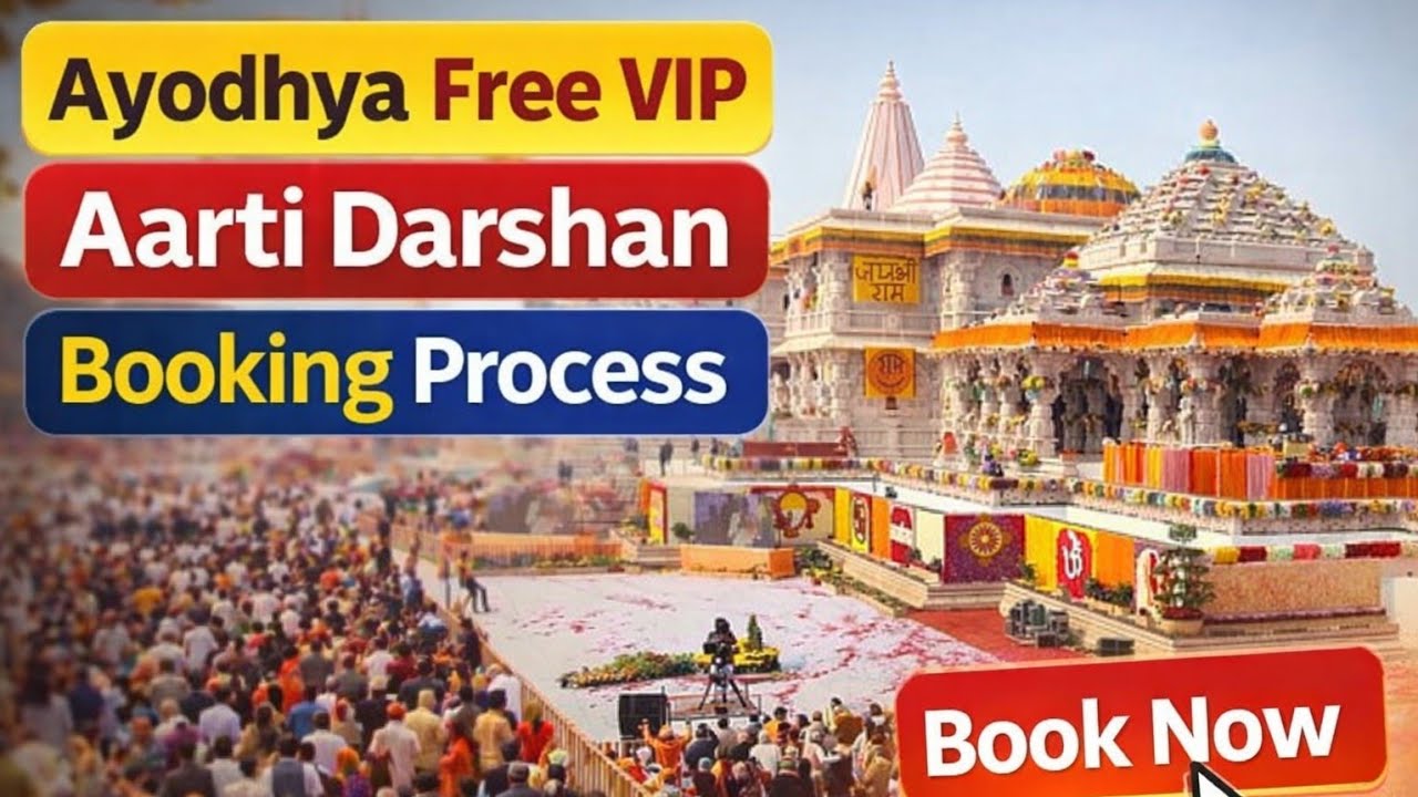 Ayodhya Free Aarti Darshan Booking Process