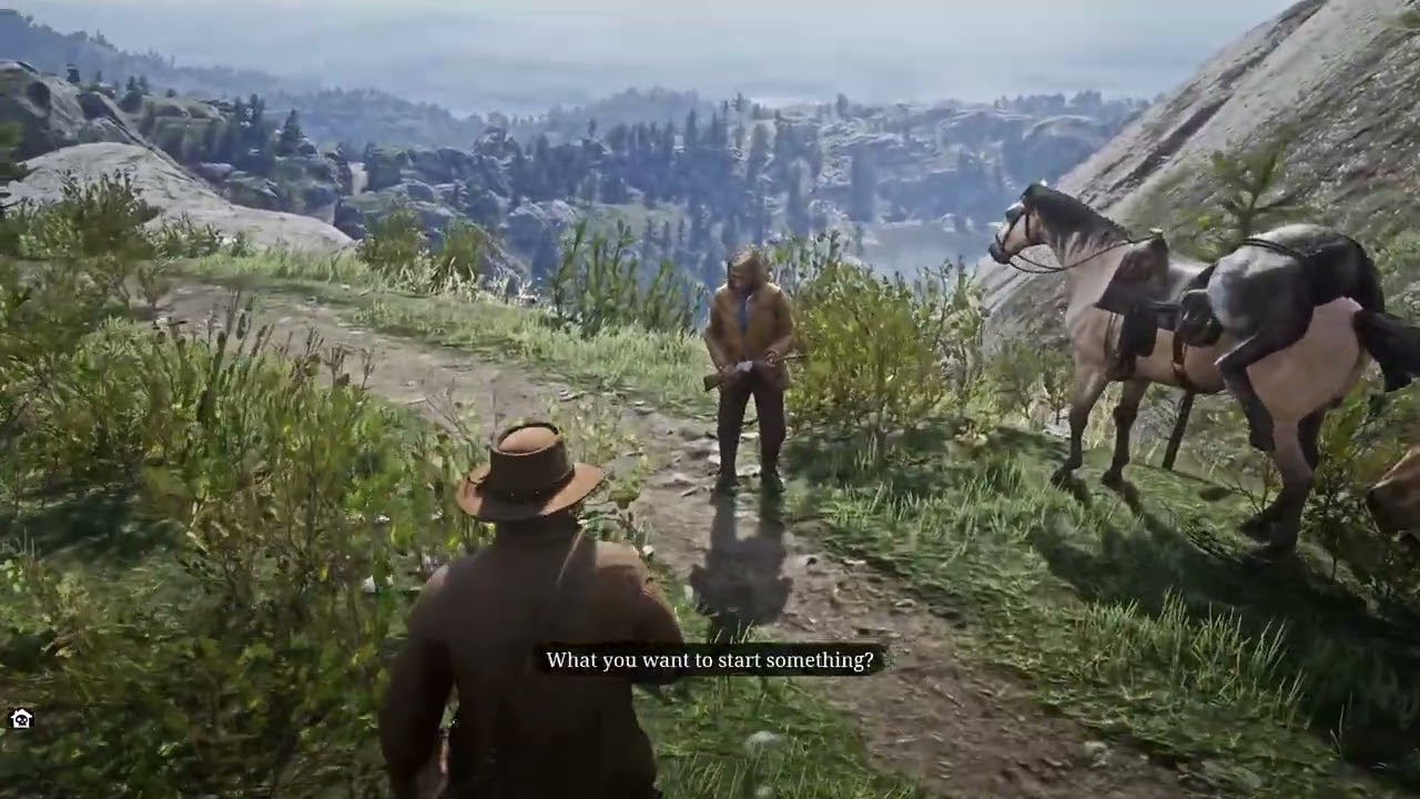 RDR2 - Rude NPC receives karma