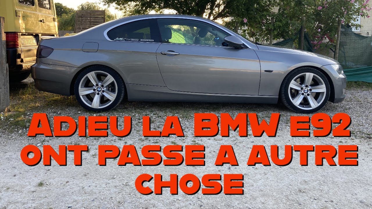 Adieu la #BMW #335d #e92 du diable #lapassion