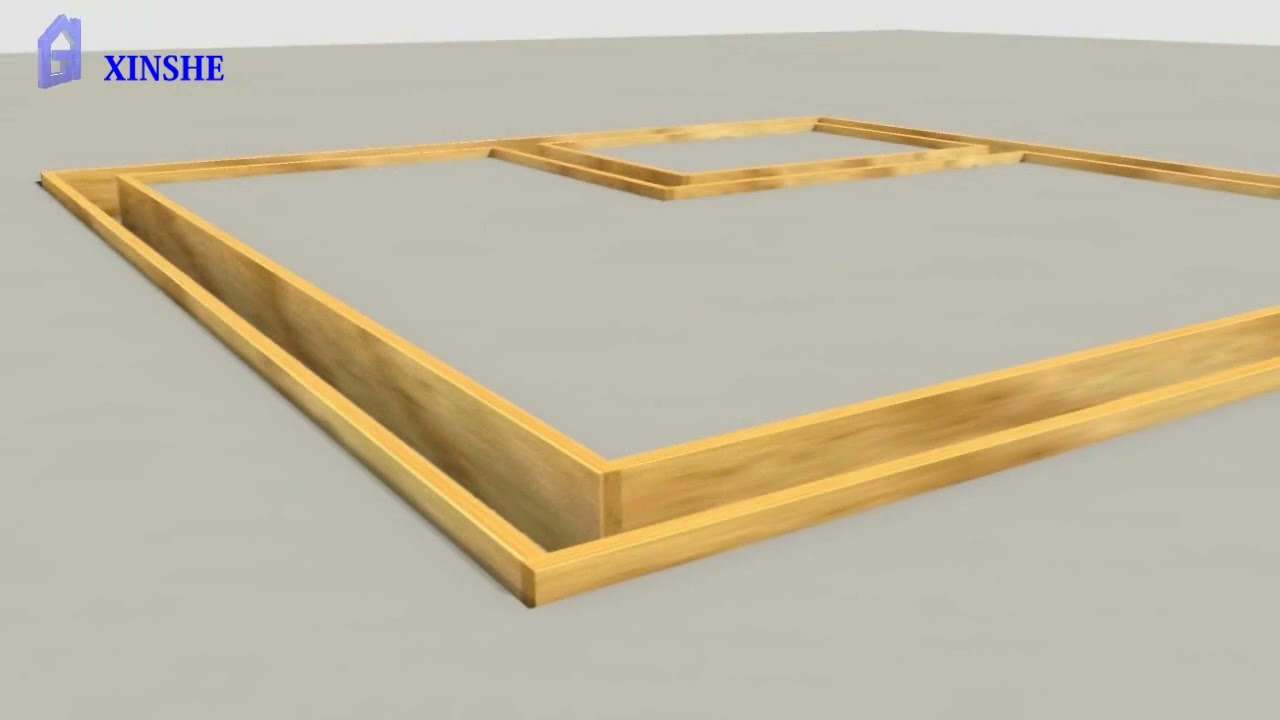 cheap Foundation making for prefab house, modular house, econel house, prefabricated house