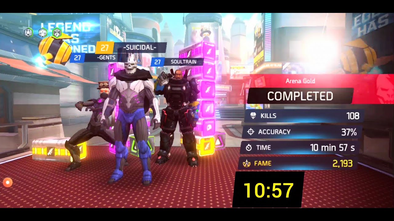 Shadowgun Legends - Gold Arena 10:57
