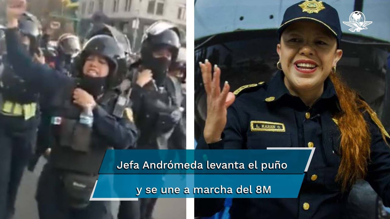 “No hubo nada montado” y “nadie me pagó”: Jefa Andrómeda tras sumarse a las consignas en marcha