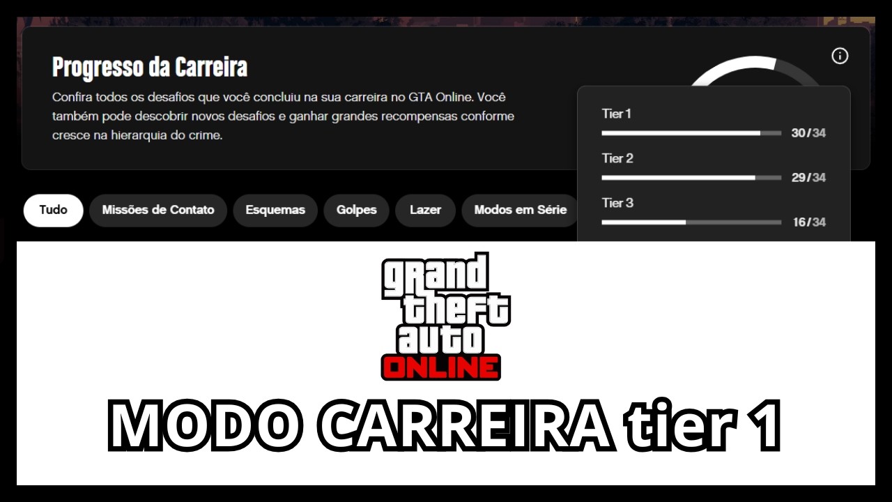 GTA Online: Modo Carreira Tier 1 [30/34]