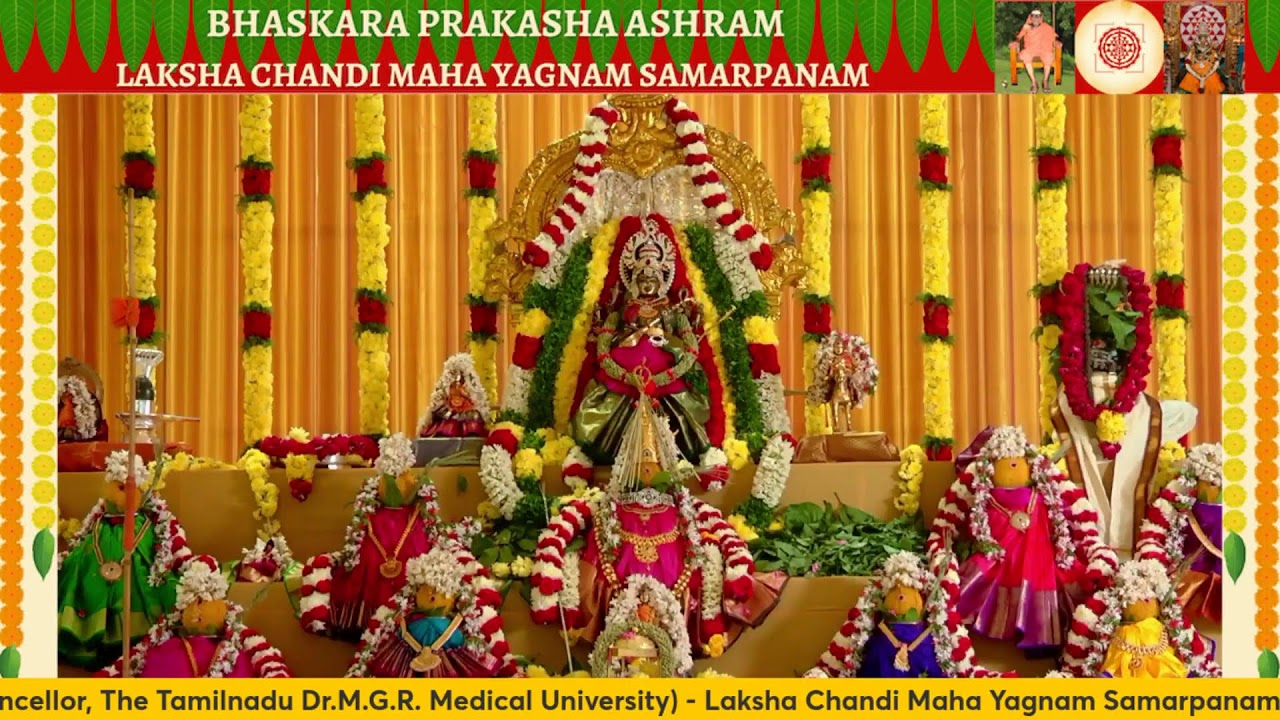 Sri Rudra Ghanam & Special talk by Dr. Sudha Seshayyan - Laksha Chandi Maha Yagnam Samarpanam