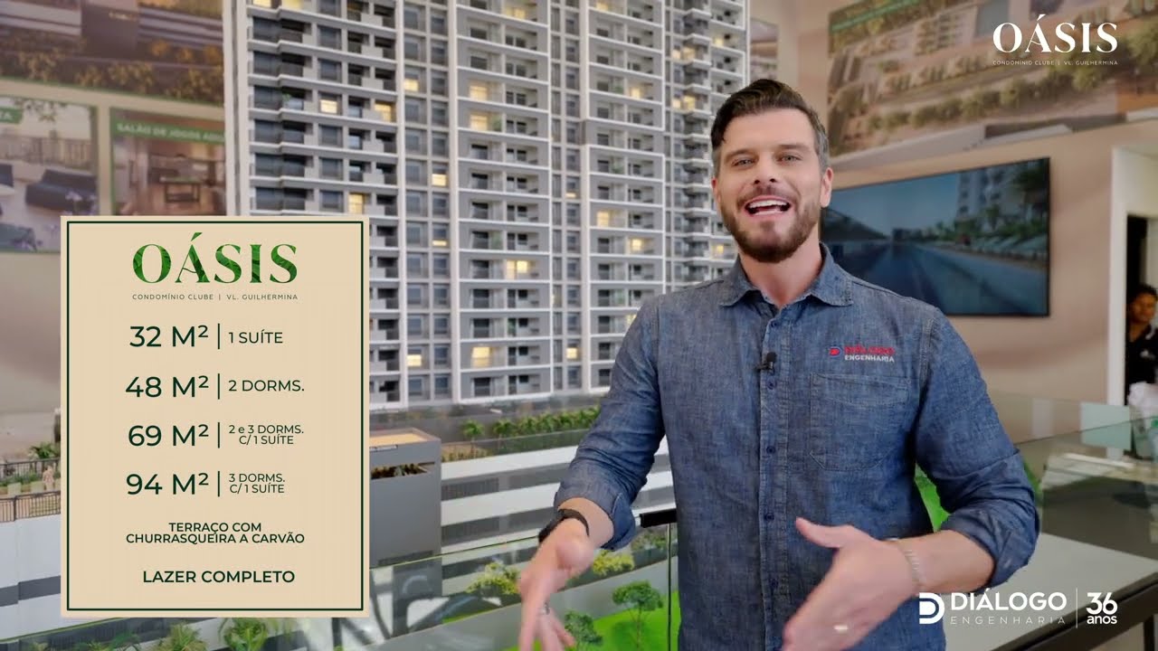 Oásis Condomínio Clube - Conheça o decorado!