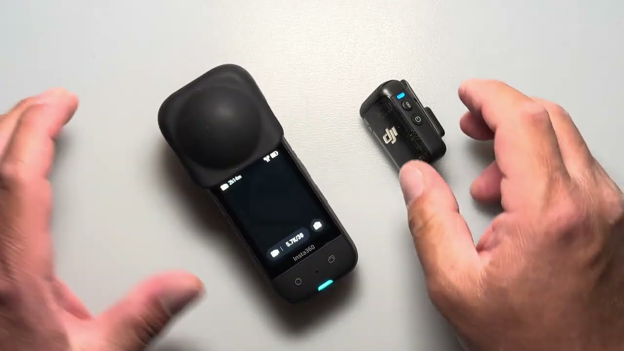 Беспроводное подключение DJI Mic 2 к Insta360 X3 через Bluetooth