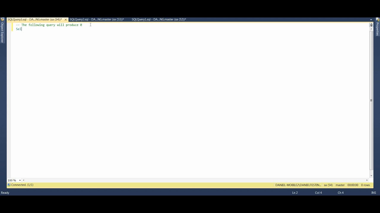 MS SQL 2012 - How to Convert Integer to Decimal.avi