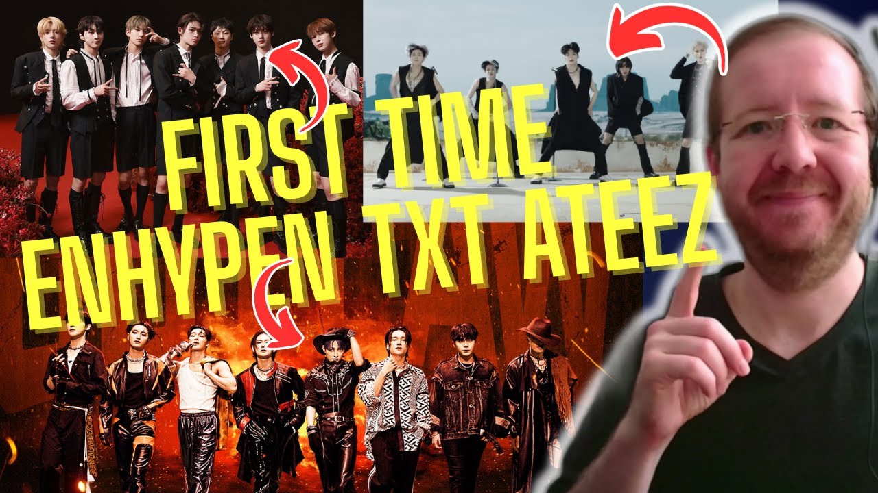 German Metal Fan first time listening to K-POP boybands: Ateez, Enhypen, TXT (REACTION)