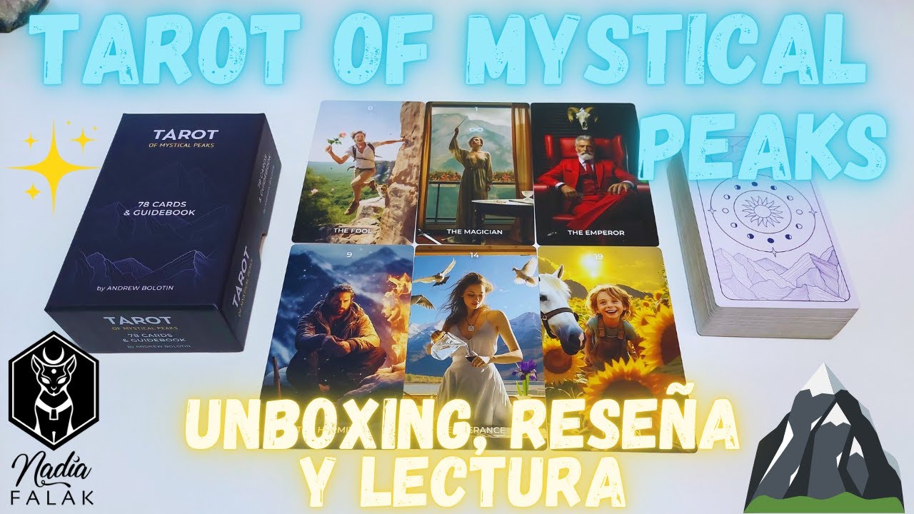 TAROT OF MYSTICAL PEAKS 🗻 Unboxing, Reseña y Lectura ✨ Nadia Falak