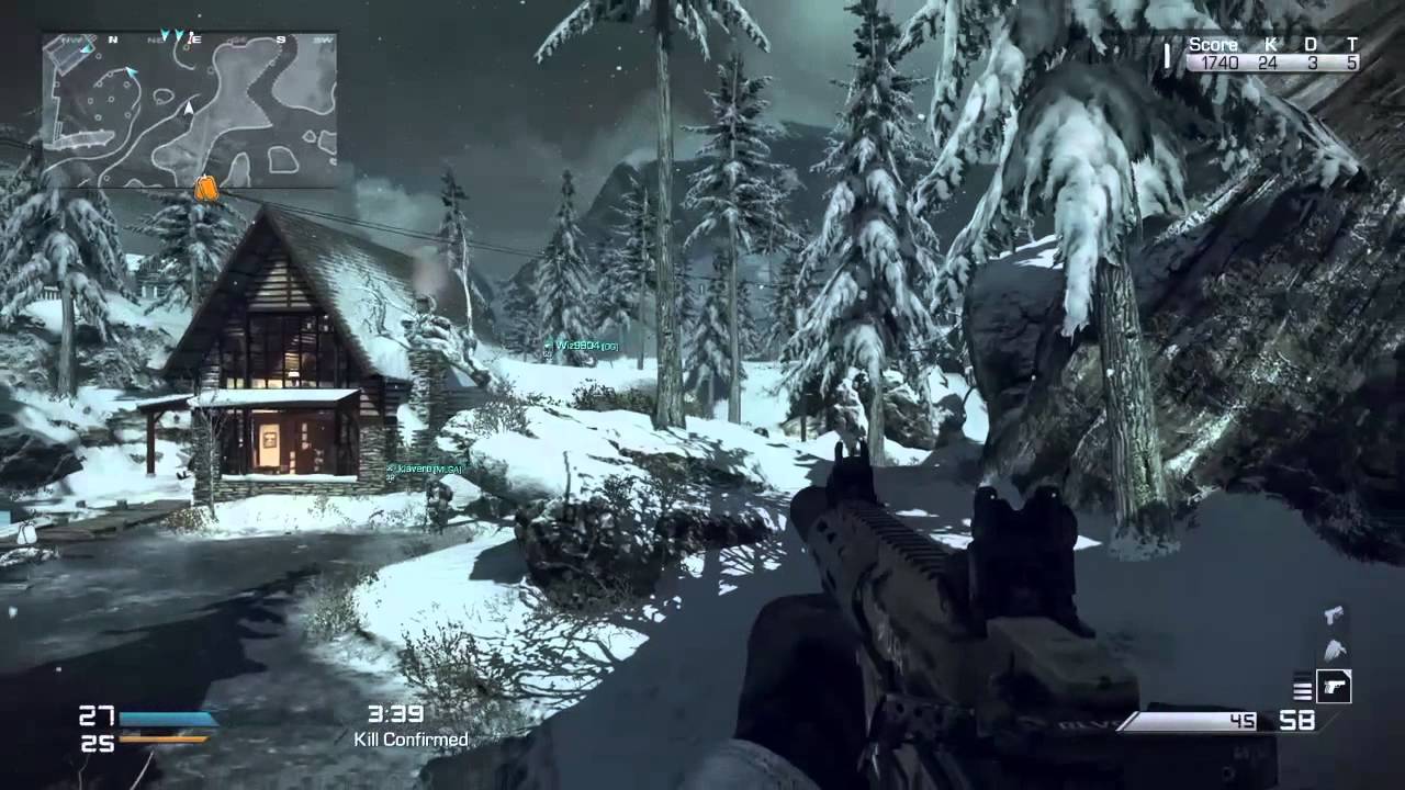 Cod Ghost - KC Honey Badger Gameplay