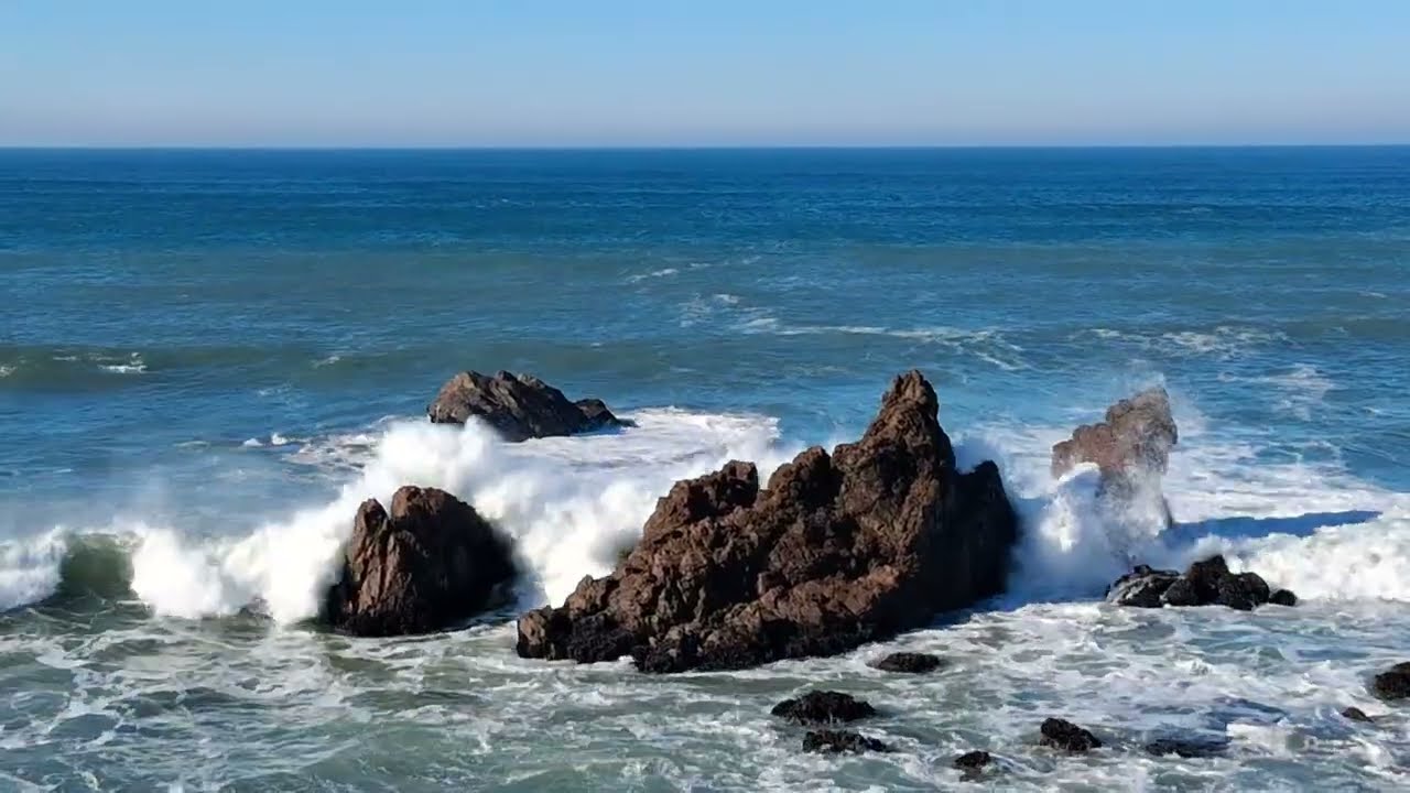 Wave watching/Hwy1 overlook 9, Sonoma Coast, California January 15, 2026